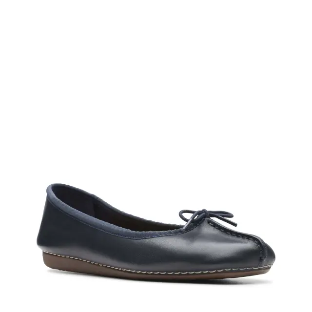 Clarks Freckle Ice Navy Leather Navy Leather - 37 2