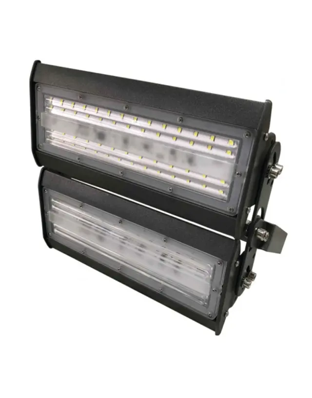 ΠΡΟΒΟΛΕΑΣ LED 100W PROFESSIONAL MODULAR SMD DOB 5000K 220-240V 10000lm 120°x60° IP65 ΑΝΘΡΑΚΙ UNIVERSE