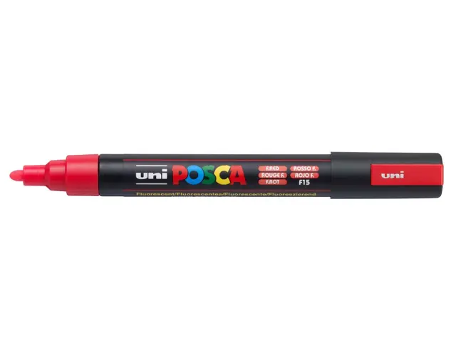 Μαρκαδόροι Σχεδίου Uni Posca PC-5M Neon Medium με πάχος μύτης 1.8-2.5mm - 4 τεμάχιαPC-5M 4P SET NEON COLOR 2