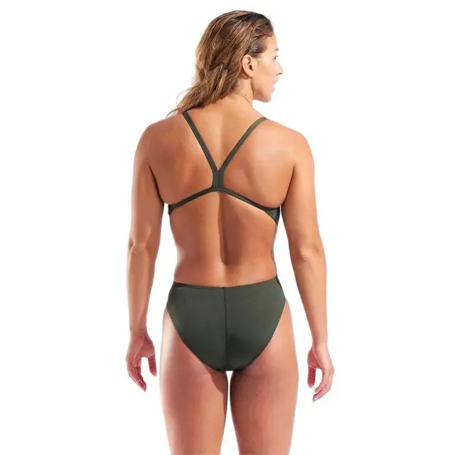Arena Women's Team Challenge So Swimsuit Πράσινο Σκούρο 004766-609 (Arena) 3