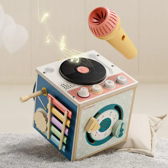 TopBright Κύβος Δραστηριοτήτων Music Activity Cube (18+ μηνών) 121202 3