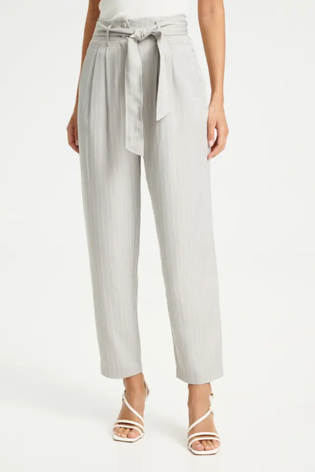 Ριγέ Tailored Παντελόνι HEDI TROUSERS - XXS 2