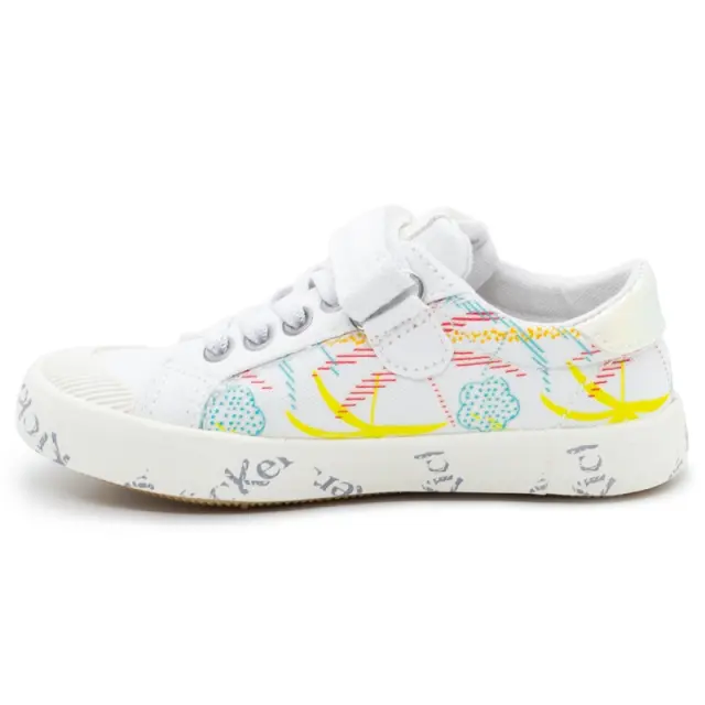 Sneakers KICKERS Λευκό Gody 860865-30 33 ελ.κορδόνια - 30 2