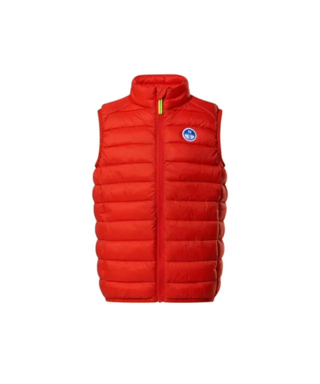 North Sails - Παιδικό Αμάνικο Μπουφάν / Γιλέκο Explorer Vest 701522-000-0719 Πορτοκαλί
