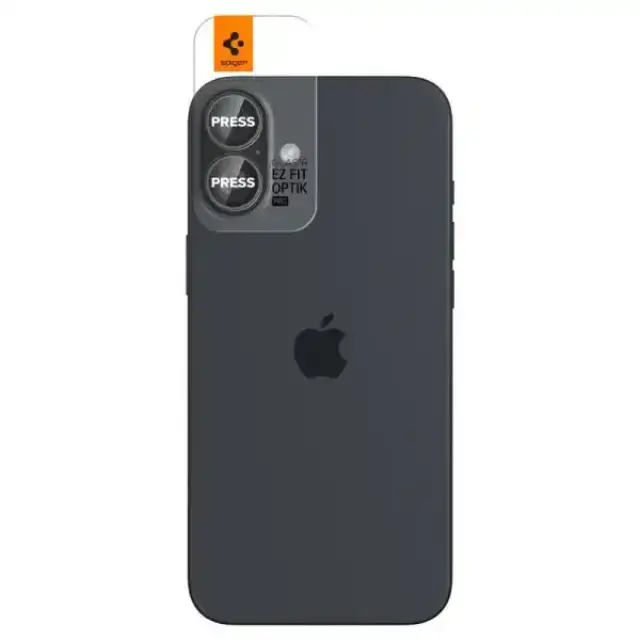 Spigen Optik Pro Glas.tr ”ez Fit” Camera Protector 2-pack Iphone 16 / 16 Plus / 17 Crystal Clear 2