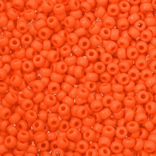 Χάντρα Miyuki Round Rocailles 8/0 - 406 - Opaque Orange ~25gr