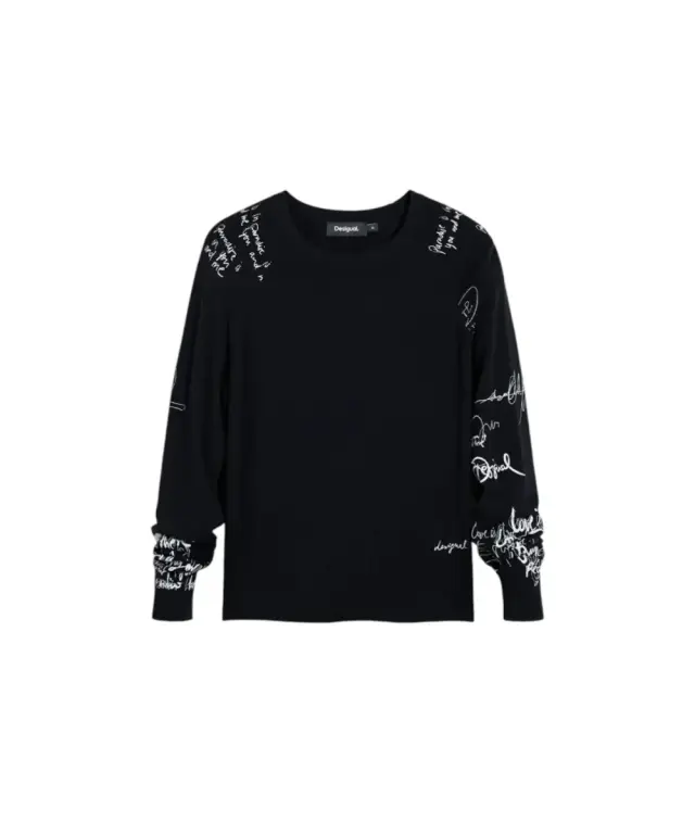 Desigual - Γυναικεία Μπλούζα Marquette 26SWJF10-2000 Μαύρο - XS