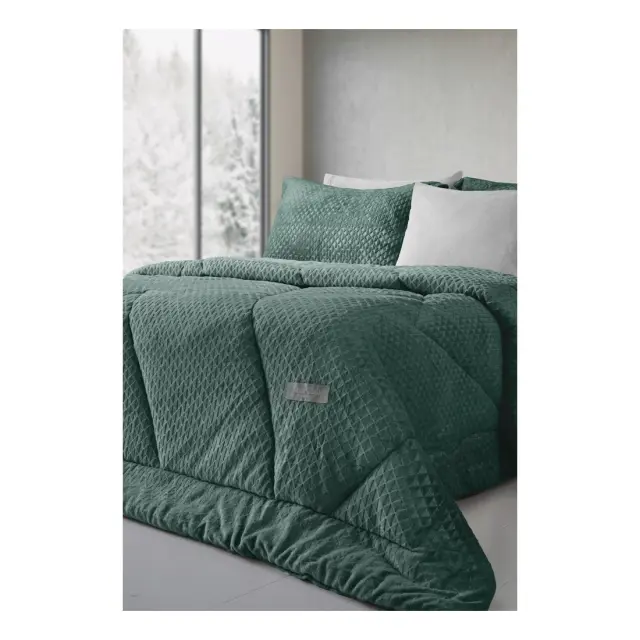 Κουβερτοπάπλωμα Υπέρδιπλο Saint Clair Baroque Emerald 220x240