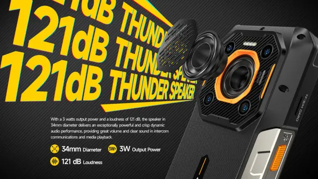 ULEFONE smartphone Armor 26 Ultra Walkie-Talkie, 6.78", 12/512GB, 5G, 15600mAh, IP68/IP69K, μαύρο 3