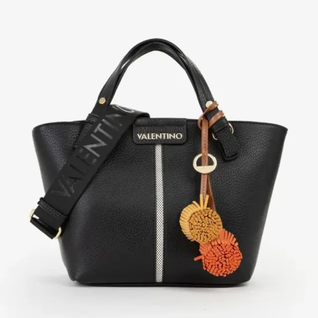 Valentino Bags - Γυναικεία Τσάντα Ώμου Hybris Re Tote Bag VBS9OV04-001 Μαύρο