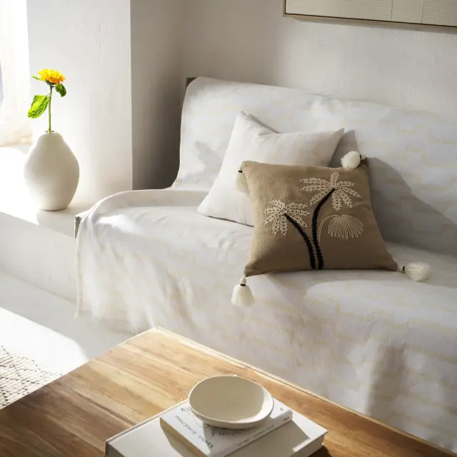 Ριχτάρι Τριθέσιου Gofis Home Clover Polar White 20-07-558-3/16 180x310 3