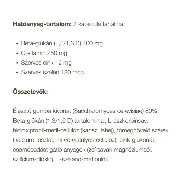 JutaVit Beta-Glucan Complex 2