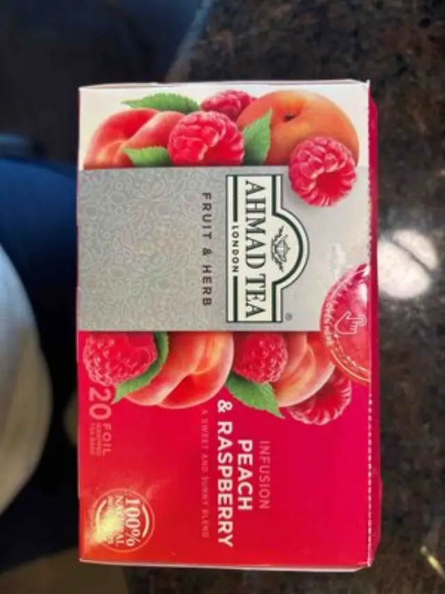 Ahmad Tea PEACH & RASPBERRY (Fruit & Herb) - 20 φακελάκια
