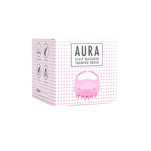 Sister Young Aura Shampoo Brush Pink 3