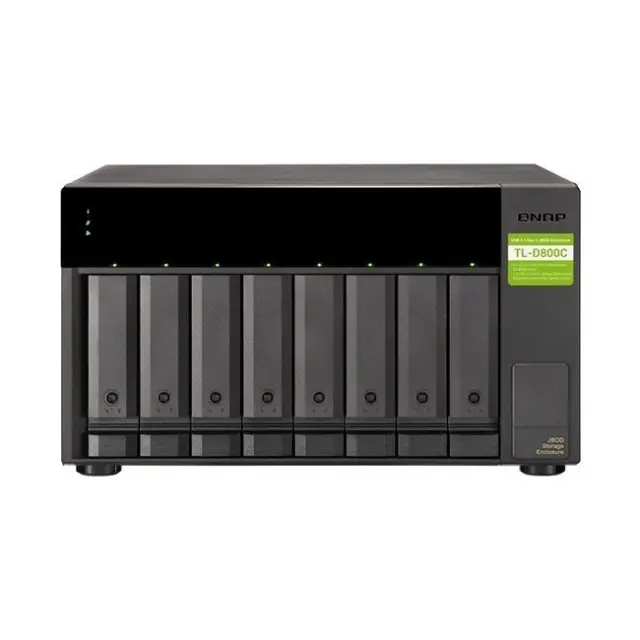 QNAP NAS TL-D800C (USB) 8-bay Black (TL-D800C (USB))