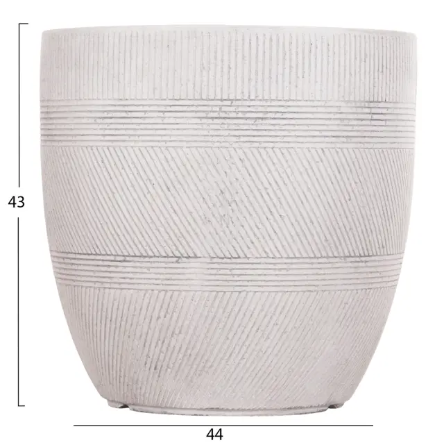 ΣΕΤ 4ΤΜΧ ΓΛΑΣΤΡΕΣ ΣΤΡΟΓΓΥΛΕΣ FB94719 FIBERCLAY-ΧΡΩΜΑ CEMENT Φ44x43Υεκ 3