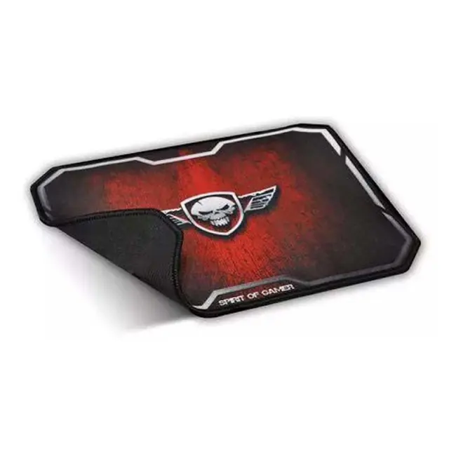 Spirit Of Gamer Winged Skull Gaming Mouse Pad Medium Size Red