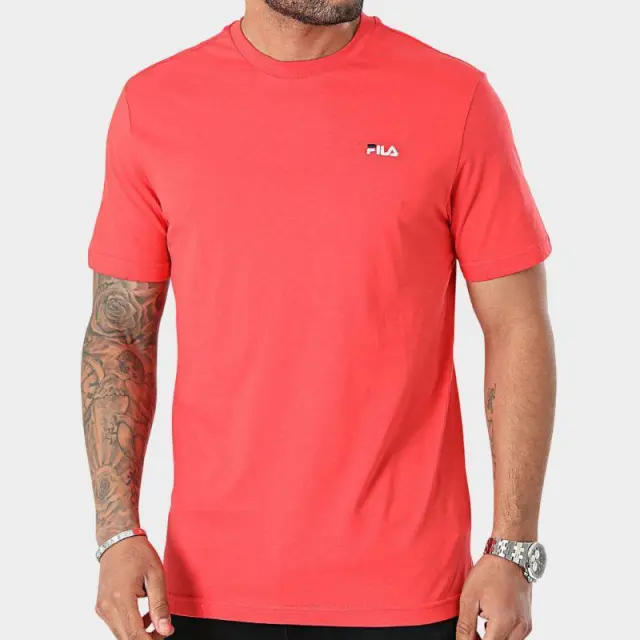 Fila - Ανδρικό T-shirt Laas FAM0874-30002 Κόκκινο - 2XL 2