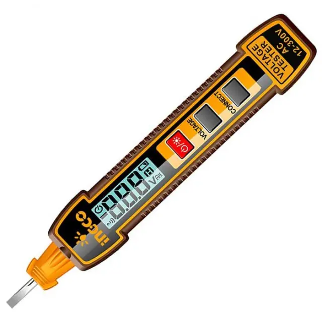 ΑΝΙΧΝΕΥΤΗΣ ΤΑΣΗΣ ΜΕ ΕΥΡΟΣ ΜΕΤΡΗΣΗΣ AC 12-300V INGCO HSDT33001