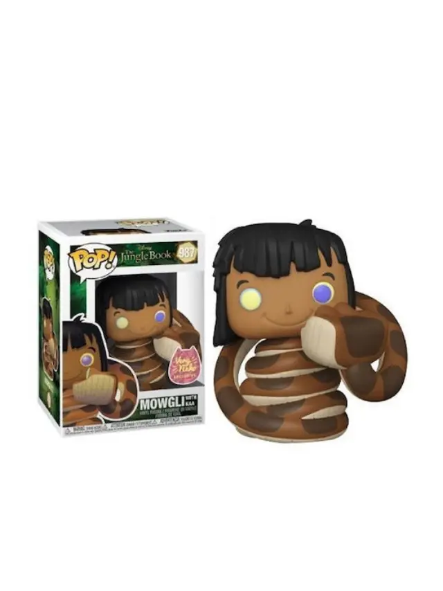 Funko POP Disney The Jungle Book Mowgli With Kaa 987 Vinyl Figure Special Edition