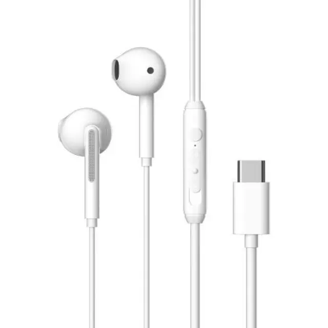 Hands Free Stereo A1 Devia EM105 USB C Kintone Λευκό N61728
