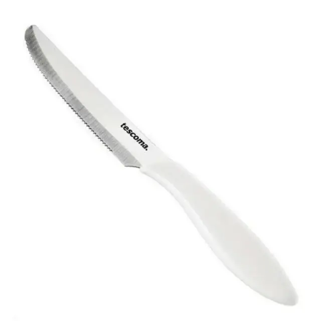 Tescoma Μαχαίρια Presto White-Silver 12cm Σετ 6τμχ