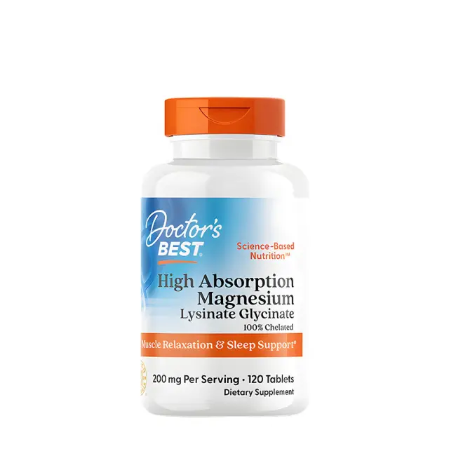 Doctor's Best High Absorption Magnesium 100 mg 120 Tablets