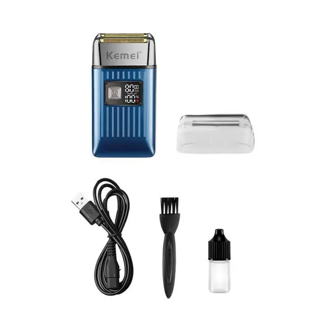 Kemei KM-1112 Ξυριστική Μηχανή Προσώπου Επαναφορτιζόμενη 2