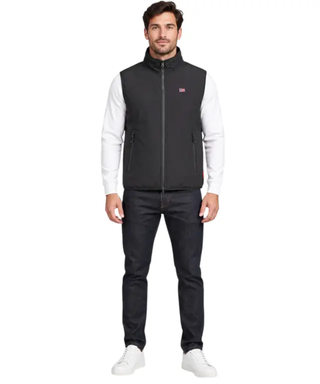 Norway Nautical School - Ανδρικό Αμάνικο Μπουφάν 849140-BLACK Μαύρο