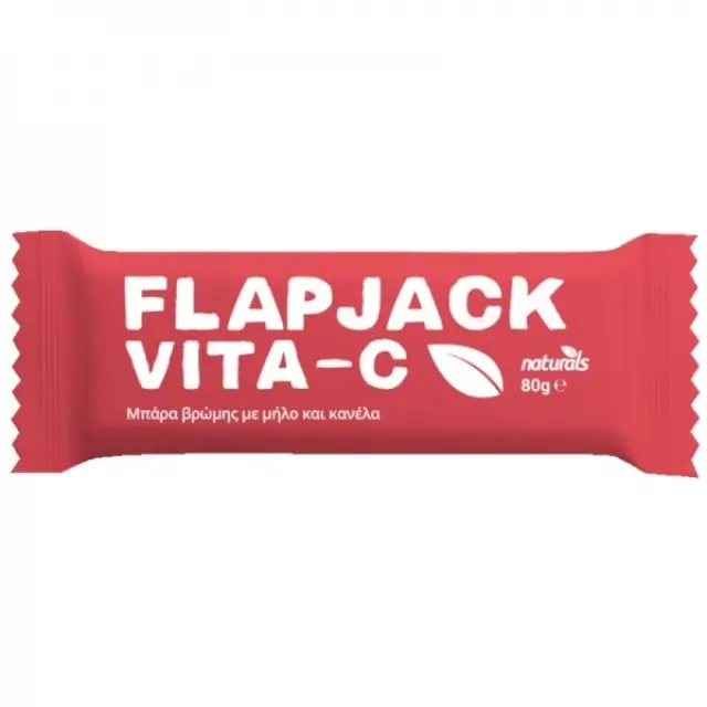 Naturals Flapjack VITA-C Μήλο & Κανέλα 80gr