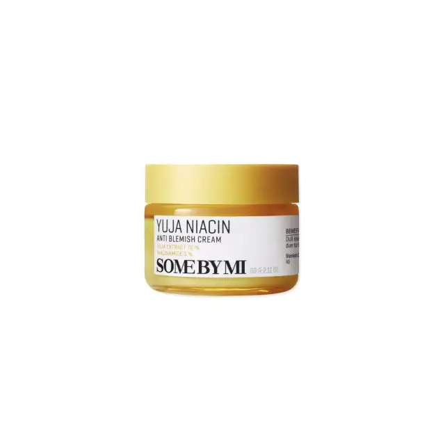Someby Mi Yuja Niacin Anti Blemish Cream Niacinamide Κρέμα Προσώπου για Βελτίωση Δυσχρωμιών και Σημαδιών Ακμής, 60gr