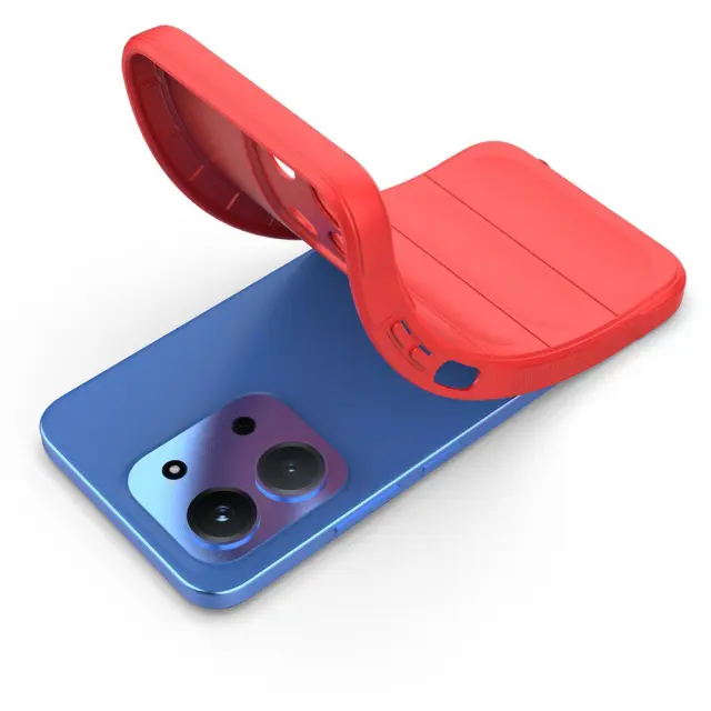 Techsuit® Rugged Anti Scratch Θήκη για Redmi 15C- Red 3