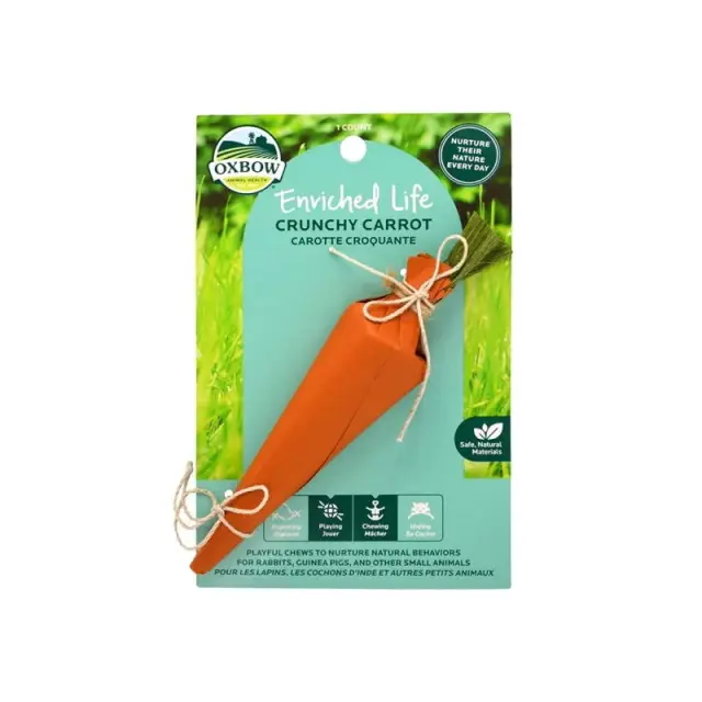 Oxbow Λιχουδιά Παιχνίδι Τρωκτικών Enriched Life Crunchy Carrot Μονόχρωμο