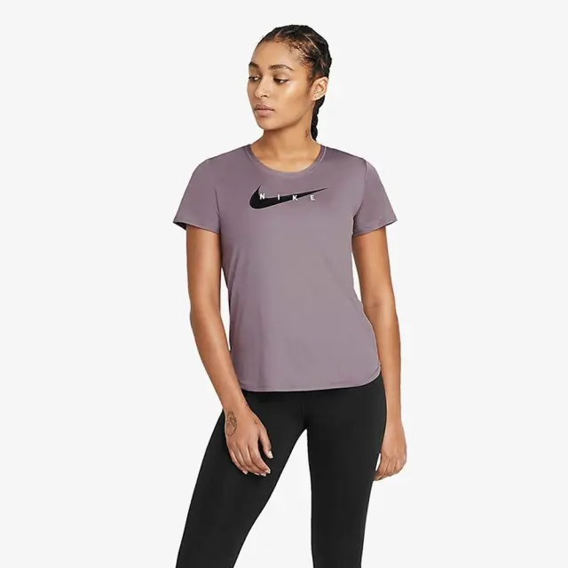 Nike Swoosh Run T-Shirt (CZ9278-531) - Μώβ - XS
