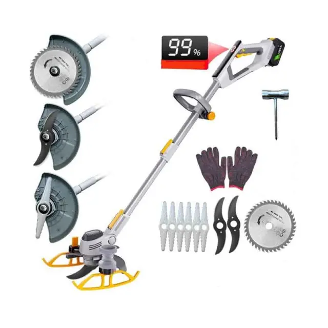 Andowl Ηλεκτρική Χορτοκοπτική Μηχανή 21V No.Q-TW7 – Electric Grass Trimmer 21V 0751074 2