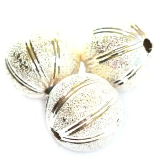 Μεταλλική Χάντρα Ø12mm Sand Ball Watermelon - 10τεμ