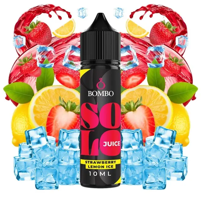 Solo Juice Strawberry Lemon Ice 10ml (60ml) - Bombo Flavorshots