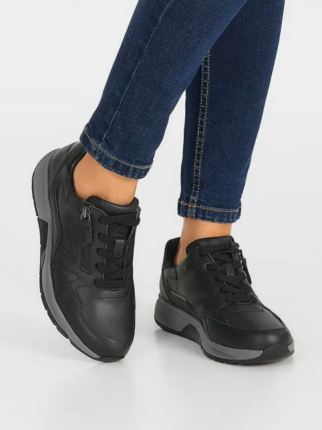 Gabor Sneakers Γυναικείο δέρμα Μαύρο GAB/76878 57-SCHWARZ 2
