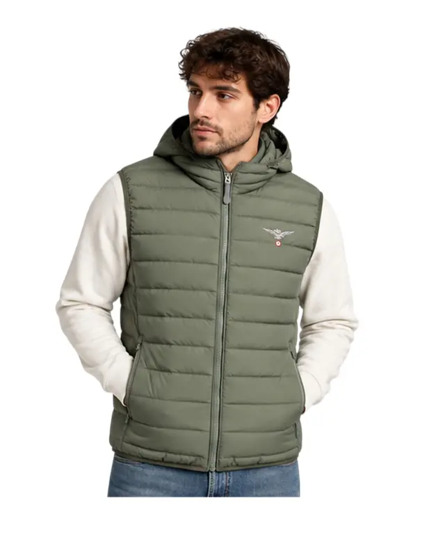 Accademia Militare - Ανδρικό Αμάνικο Μπουφάν W6S728-5682-058 Χακί 2