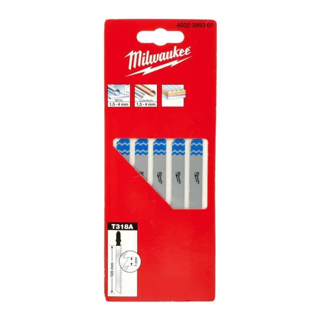 Milwaukee 4932399307 - Λάμες Σέγας Σιδήρου 105mm 5τμχ 2