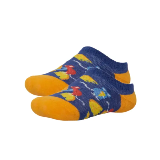 Ysabel Mora Παιδικές Κάλτσες Σοσόνια Αγόρι Footsies, Χρώμα Μπλε-Κίτρινο