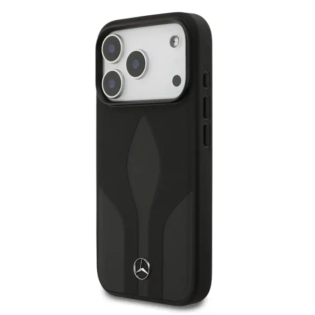 Mercedes Leather The Move MagSafe Case for iPhone 17 Pro Black 2