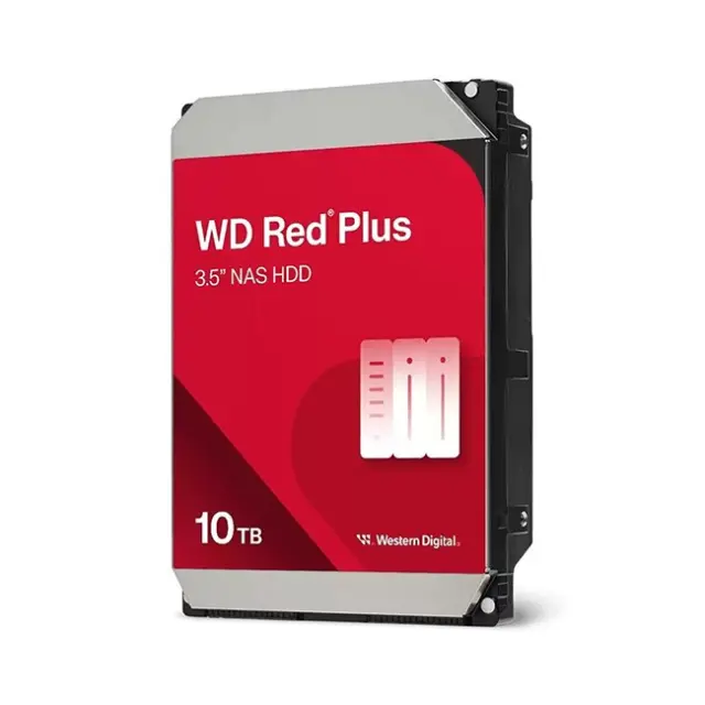 Western Digital Red Plus 10TB HDD Σκληρός Δίσκος 3.5" SATA III 7200rpm με 512MB Cache για NAS