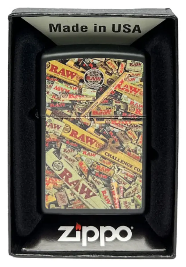 ZIPPO Raw Αναπτήρας - Mix Full Print 2