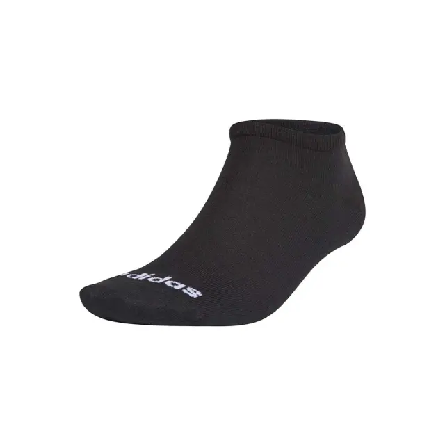 adidas Sportswear Adult Unisex Low Cut 3 Pair No Show Socks Μαύρο GE6133 (adidas Sportswear) - XSmall