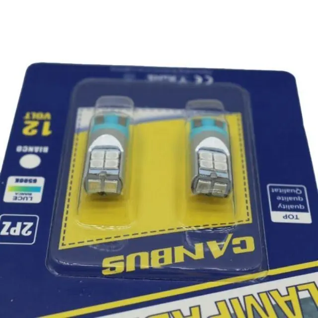 Rchang LED Φώτα αυτοκινήτου Canbus T10-10SMD-3030 6500K Μπλε 12V - LED lamp Z696132 2