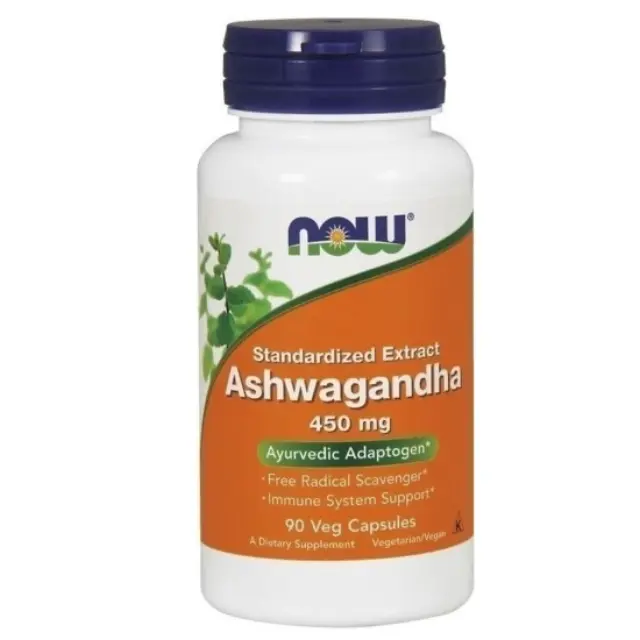 Now Foods Ashwagandha Extract 450mg Συμπλήρωμα Διατροφής για το Ανοσοποιητικό, 90veg.caps