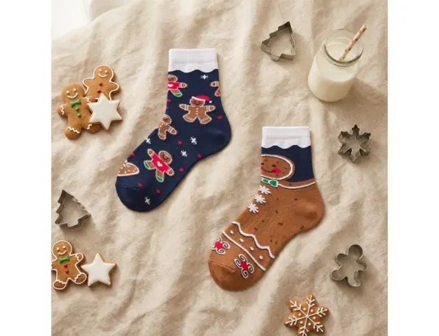 Κάλτσες Cookie Christmas Many Mornings με μέγεθος 31-34 - ΠαιδικέςMM-K72-31-34