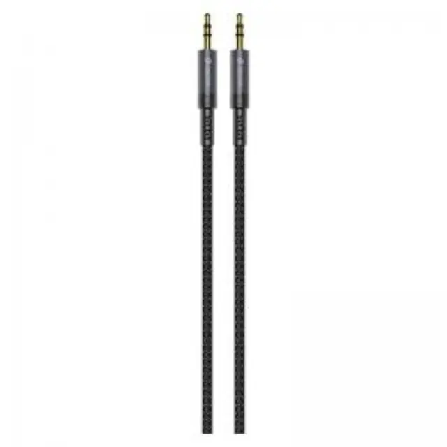 Καλώδιο Ήχου Devia EC618 Woven 3.5mm/3.5mm 1m Ipure Μαύρο N67011 2