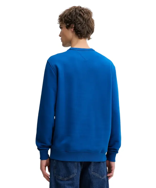 Tommy Hilfiger - Ανδρική Μπλούζα Φούτερ Reg Badge Crew Ext DM0DM20660-0GZ Μπλε - L 3